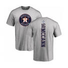 MLB Nike Houston Astros #16 Brian McCann Ash Backer T-Shirt