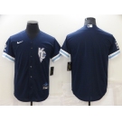 Men's Kansas City Royals Blank 2022 Navy City Connect Cool Base Stitched Jersey