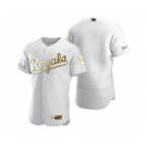 Men's Nike Kansas City Royals Blank White 2020 Authentic Golden Edition Baseball Jersey