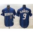 Mens Detroit Tigers #9 Jack Flaherty Number 2024 Navy City Connect Cool Base Limited Stitched Jersey