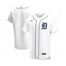 Men's Nike Detroit Tigers 2020 White Home Authentic Official Team Baseball Jersey