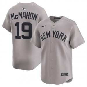 Men's New York Yankees #19 Ryan McMahon Grey 2025 Limited Stitched Baseball Jersey
