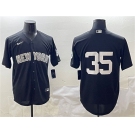 Men's New York Yankees #35 Cody Bellinger Black Cool Base Stitched Baseball Jersey