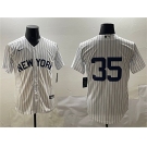 Men's New York Yankees #35 Cody Bellinger White Cool Base Stitched Baseball Jersey