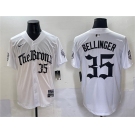 Men's New York Yankees #35 Cody Bellinger White 'Gothic Legacy Edition' Vapor Premier Limited Stitched Baseball Jersey