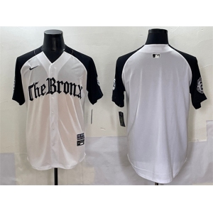 Men's New York Yankees Blank White Black 'Gothic Legacy Edition' Vapor Premier Limited Stitched Baseball Jersey