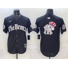 Mens New York Yankees Team Big Logo Black 'Gothic Legacy Edition' Vapor Premier Limited Stitched Baseball Jersey