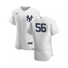 Men's Nike New York Yankees #56 Jonathan Holder White Navy Home 2020 Authentic Player Baseball Jersey