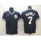 Men's Nike New York Yankees #7 Mickey Mant Navy Blue M&N MLB Jersey