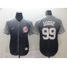 Men's Nike New York Yankees #99 Aaron Judge Grey Drift Fashion MLB Jersey