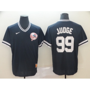 Men's Nike New York Yankees #99 Aaron Judge Navy Blue M&N  MLB Jersey