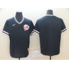 Men's  Nike New York Yankees Blank Navy Blue M&N  MLB Jersey