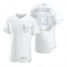 New York Yankees #13 Alex Rodriguez Men's Nike Platinum MLB MVP Limited Player Edition Jersey