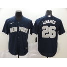 Nike Men's New York Yankees #26 DJ LeMahieu Authentic Navy Blue  Cool Base Baseball Jersey