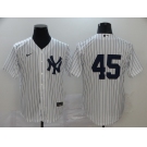 Nike Men's New York Yankees  #45 Luke Voit Replica White  Baseball Player Jersey