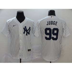 Nike Men's New York Yankees #99 Aaron Judge Replica White  Baseball Jersey