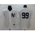 Nike Men's New York Yankees #99 Aaron Judge Replica White Home Baseball Jersey