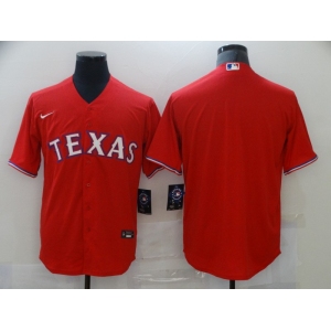 Men's Nike Texas Rangers Blank  Red Alternate Cool Base Baseball Player Jersey