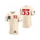 Men's Texas Rangers #53 Adolis García Cream 2023 City Connect Flex Base Stitched Baseball Jersey