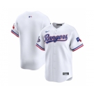 Men's Texas Rangers Blank White 2023 World Series Champions Stitched Baseball Jersey