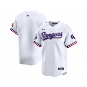 Men's Texas Rangers Blank White 2023 World Series Champions Stitched Baseball Jersey