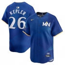 Men's Minnesota Twins #26 Max Kepler Royal 2024 City Connect Limited Stitched Baseball Jersey
