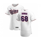 Men's Nike Minnesota Twins #68 Randy Dobnak White Home 2020 Authentic Player Baseball Jersey