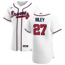 Atlanta Braves #27 Austin Riley Men's Nike White Home 2020 Authentic Player MLB Jersey