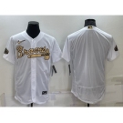 Men's Atlanta Braves Blank White 2022 All Star Stitched Flex Base Nike Jersey