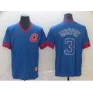 Men's Nike Atlanta Braves #3 Dale Murphy Blue M&N MLB Jersey