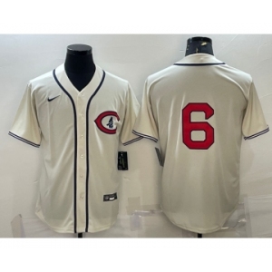 Men's Chicago Cubs #14 Carl Edwards Jr 2022 Cream Field of Dreams Cool Base Stitched Baseball Jersey