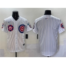 Men's Chicago Cubs Blank White 2025 Tokyo Series Limited Stitched Baseball Jersey