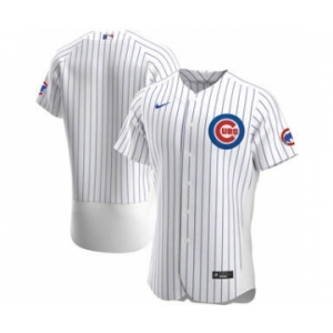 Men's Nike Chicago Cubs 2020 White Home Authentic Official Team Baseball Jersey