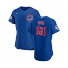 Men's Nike Chicago Cubs #60 Jason Adam Royal Alternate 2020 Authentic Player Baseball Jersey