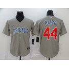 Nike Men's Chicago Cubs #44 Anthony Rizzo Replica Grey Home Cool Base Baseball Jersey