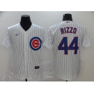 Nike Men's Chicago Cubs #44 Anthony Rizzo Replica White Home Cool Base Baseball Jersey