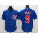 Nike Men's Chicago Cubs #9 Javier Baez Replica Royal Blue Alternate Cool Base Baseball Jersey