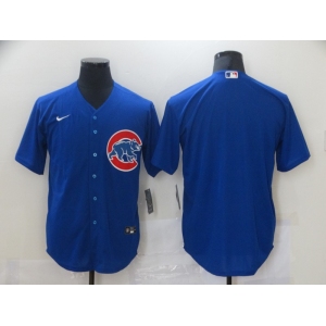 Nike Men's Chicago Cubs Blank Blue Authentic Cool Base Baseball Jersey