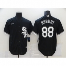 Men's Chicago White Sox #88 Luis Robert Nike Black 2020 Jerseys
