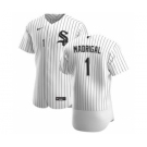 Men's Nike Chicago White Sox #1 Nick Madrigal White Home 2020 Authentic Player Baseball Jersey