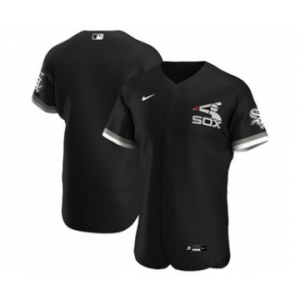Men's Nike Chicago White Sox 2020 Black Alternate Authentic Team Baseball Jersey