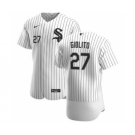 Men's Nike Chicago White Sox #27 Lucas Giolito White Home 2020 Authentic Player Baseball Jersey