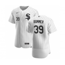 Men's Nike Chicago White Sox #39 Aaron Bummer White Home 2020 Authentic Player Baseball Jersey