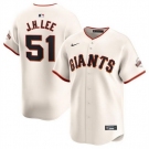 Men San Francisco Giants #51 Jung Hoo Lee Cream 2024 Home Limited Stitched Baseball Jersey