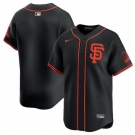 Men San Francisco Giants Blank Lee Black 2024 Alternate Limited Stitched Baseball Jersey