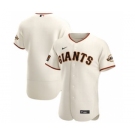 Men's Nike San Francisco Giants 2020 Cream Home Authentic Team Baseball Jersey