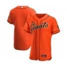 Men's Nike San Francisco Giants 2020 Orange Alternate Authentic Official Team Baseball Jersey