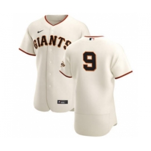 Men's Nike San Francisco Giants #28 Buster Posey Cream Home 2020 Authentic Player Baseball Jersey