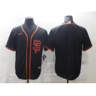 Men's Nike San Francisco Giants Blank Authentic Black Alternate Cool Base Baseball Jersey