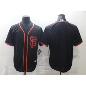 Men's Nike San Francisco Giants Blank Authentic Black Alternate Cool Base Baseball Jersey